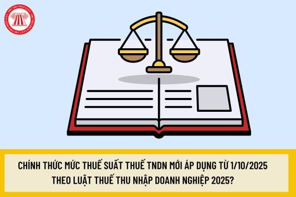 Thuế TNDN từ ngày 01/10/2025